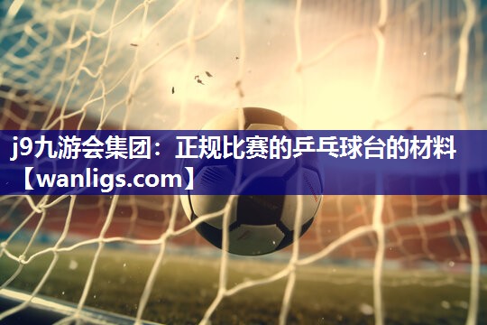 正规比赛的乒乓球台的材料